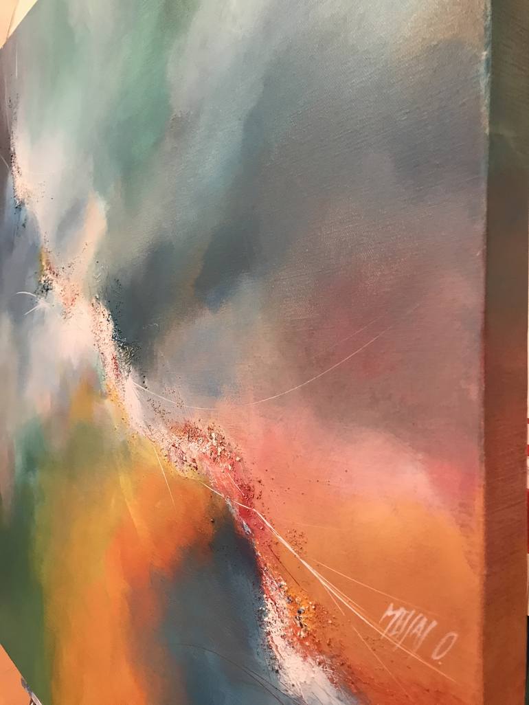 Original Abstract Painting by Olivier Messas