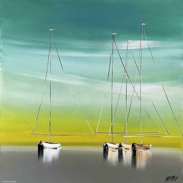 Original Boat Paintings by Olivier Messas