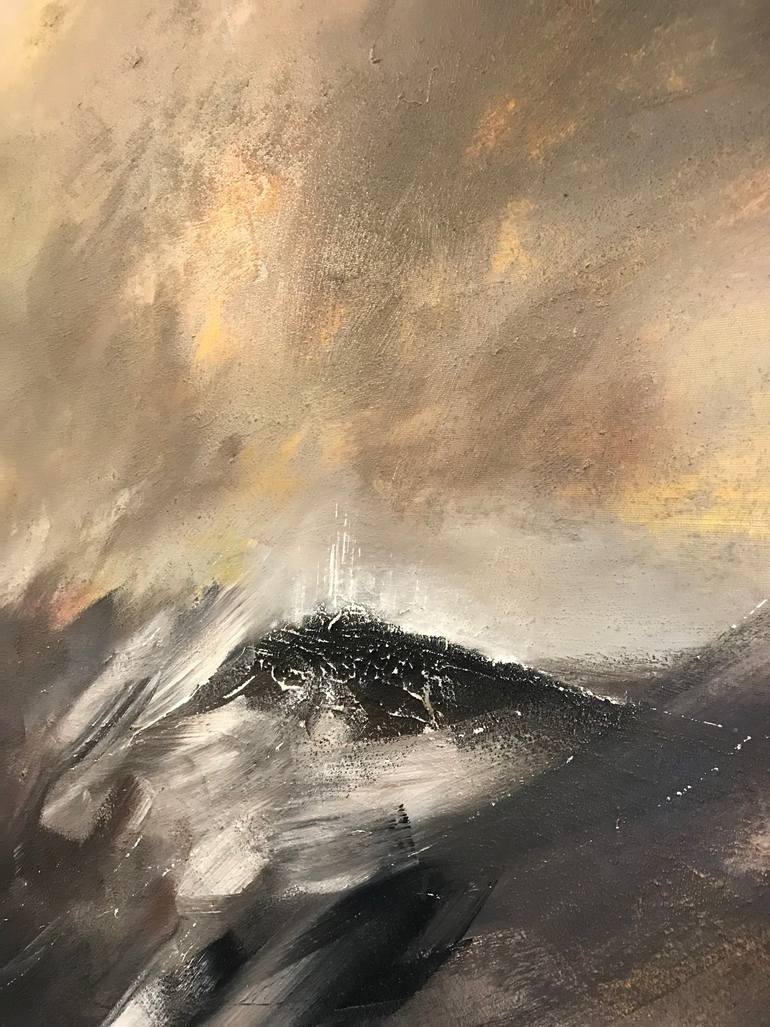 Original Abstract Expressionism Landscape Painting by Olivier Messas