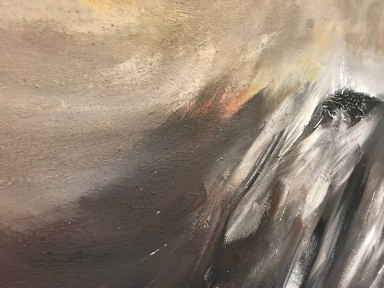 Original Abstract Expressionism Landscape Painting by Olivier Messas