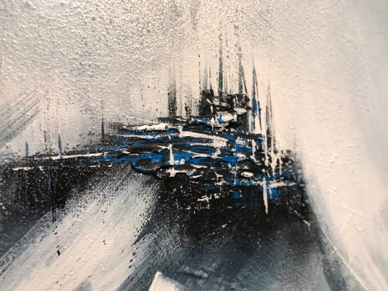 Original Abstract Expressionism Landscape Painting by Olivier Messas