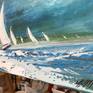 Sea and sailing is still heavily inspiring me, so I will continue and further develop my series “Sailing Spirit” in 2018 with sailing boats between sky and sea…

[ 2 layers of transparent acrylic varnish protect the painting • Edges are painted as well • All my artworks are signed on the front and countersigned on the back • Paintings shipped stretched and ready to hang • The artworks are delivered with a certificate of authenticity • All my artworks are shipped in a wooden crate ].