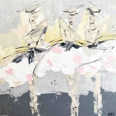 Original Abstract Expressionism Fashion Paintings by Olivier Messas