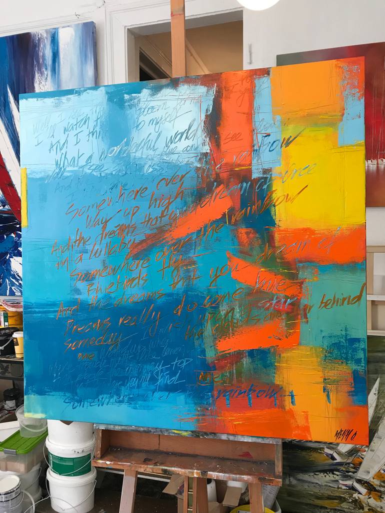 Original Cubism Abstract Painting by Olivier Messas