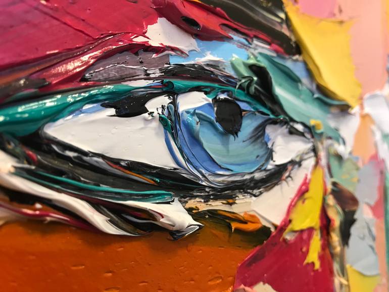 Original Abstract Expressionism People Painting by Olivier Messas