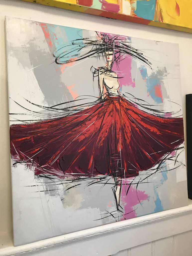 Original Fashion Painting by Olivier Messas