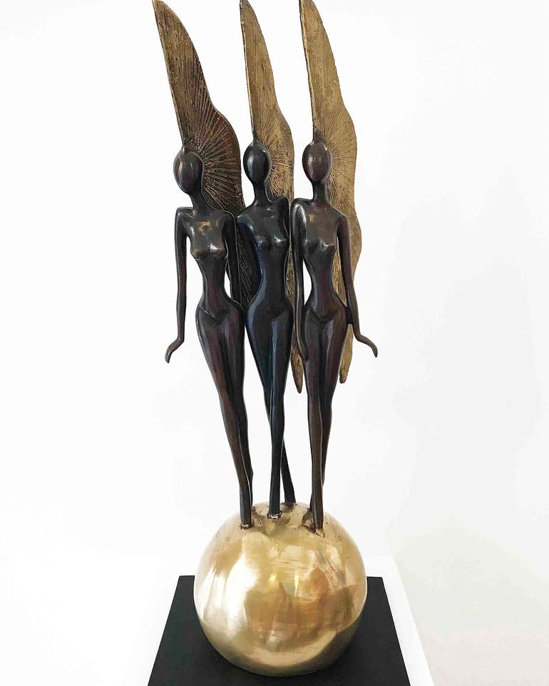 Original Fine Art Women Sculpture by Olivier Messas