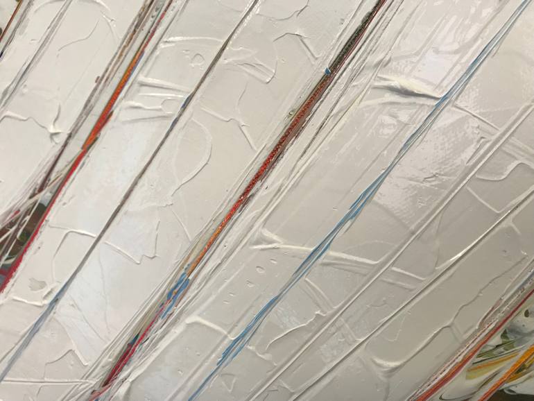 Original Abstract Expressionism Boat Painting by Olivier Messas