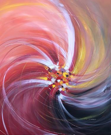 Original Fine Art Abstract Paintings by Olivier Messas
