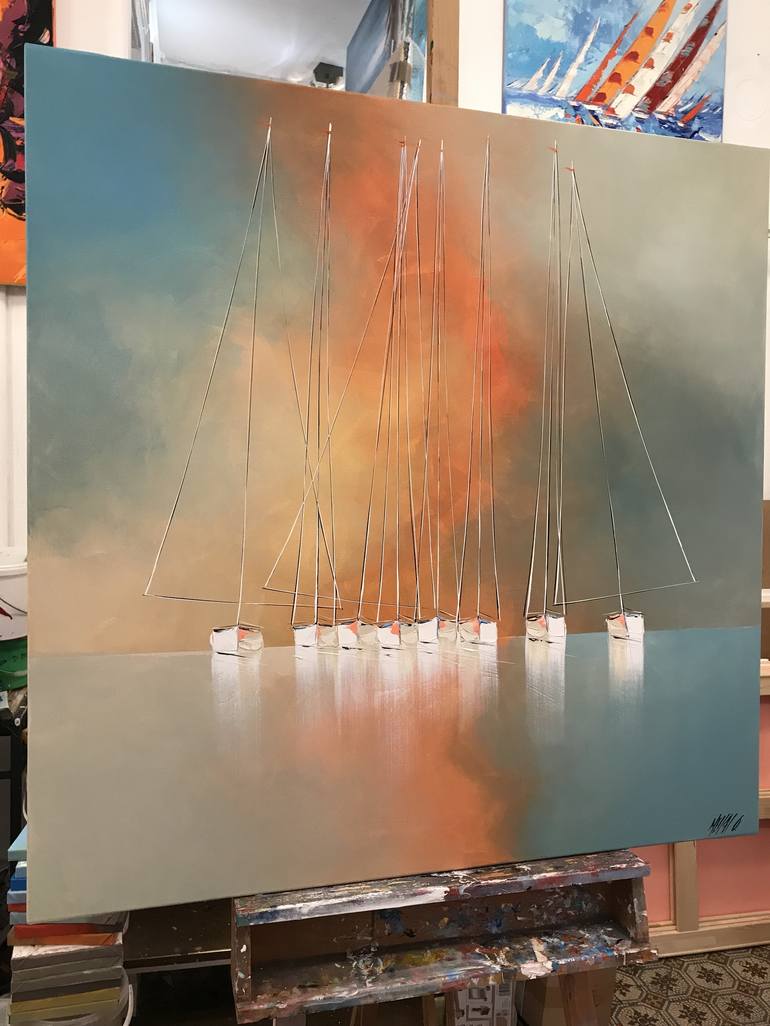 Original Seascape Painting by Olivier Messas