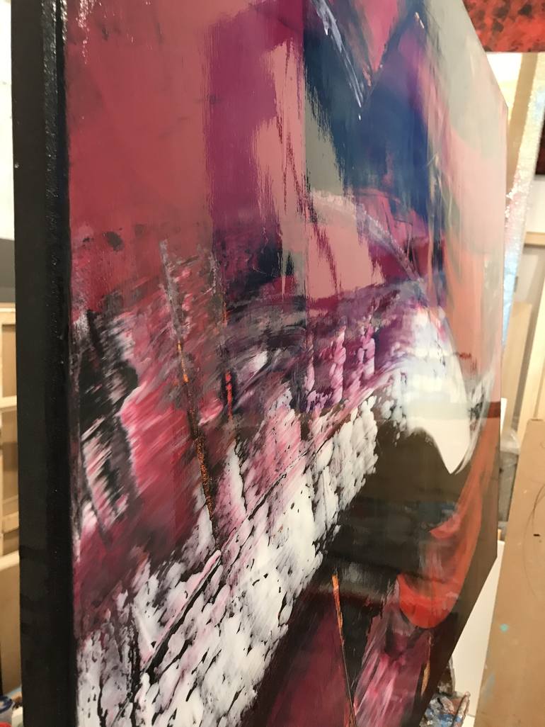 Original Abstract Expressionism Abstract Painting by Olivier Messas