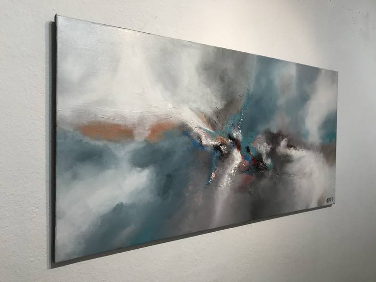 Original Fine Art Abstract Painting by Olivier Messas