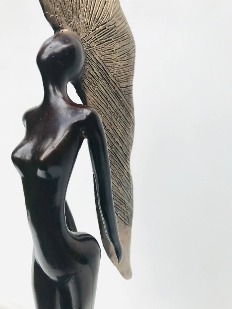 Original Art Deco Women Sculpture by Olivier Messas