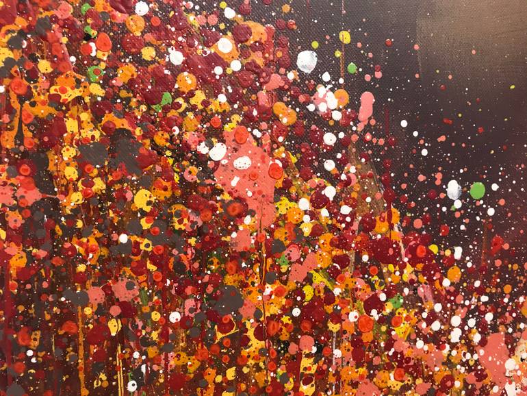 Original Abstract Expressionism Landscape Painting by Olivier Messas