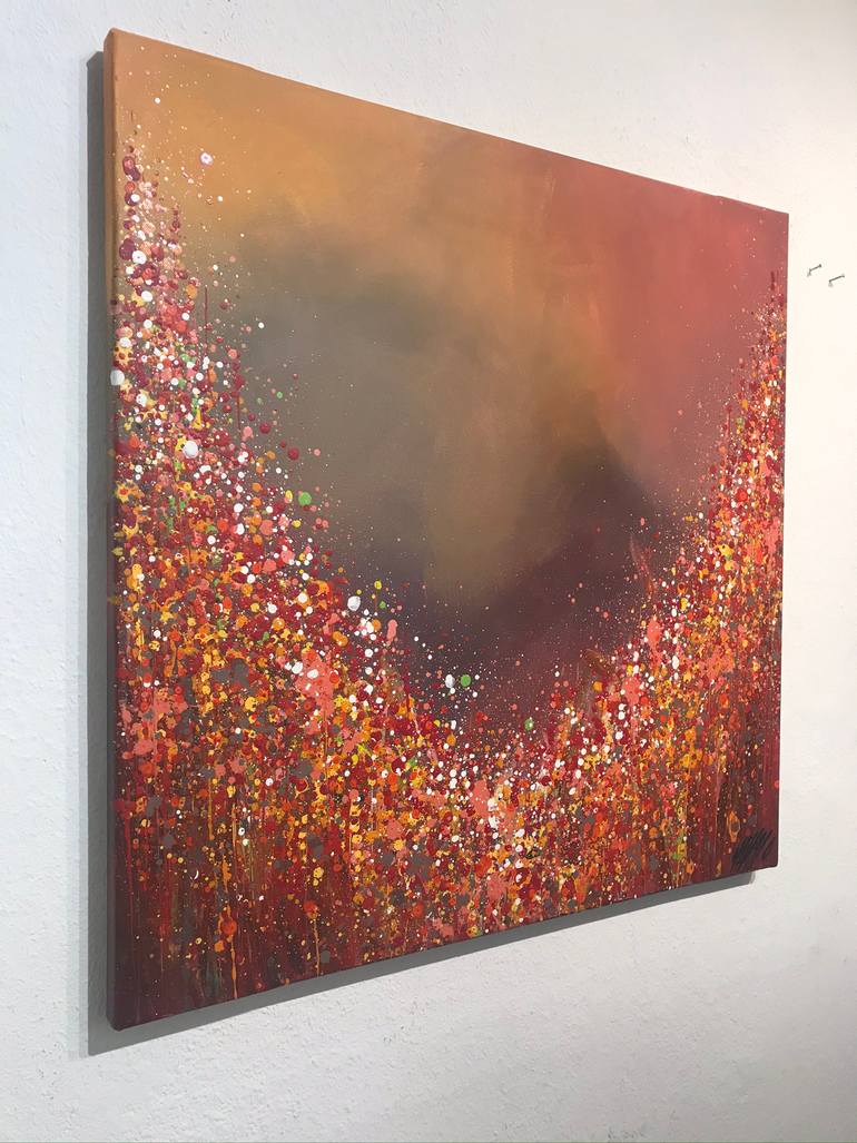 Original Abstract Expressionism Landscape Painting by Olivier Messas