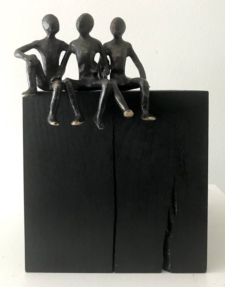 Original Figurative Children Sculpture by Olivier Messas