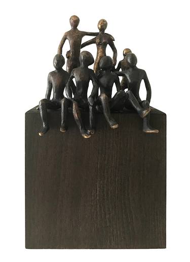 Original Figurative Family Sculpture by Olivier Messas