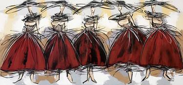 Les danseuses rouges... | "THE RED DANCERS..." (ON STAGE 2020) thumb
