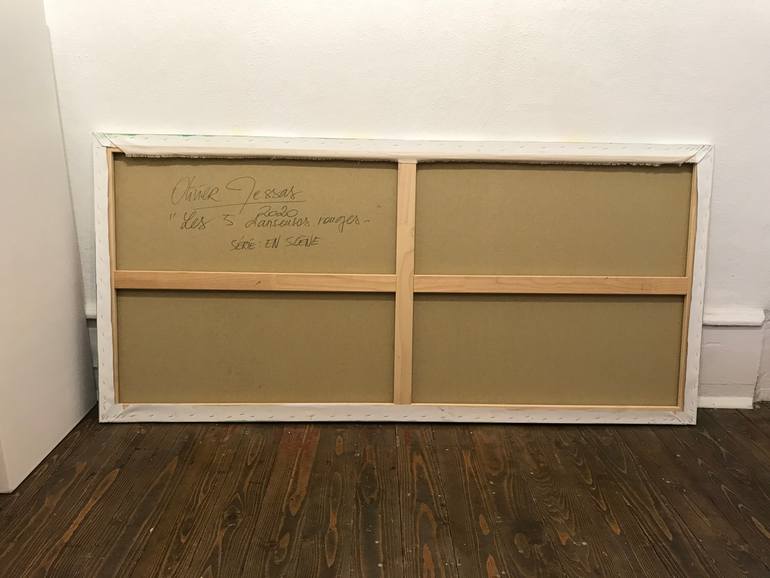 Original Art Deco Women Painting by Olivier Messas