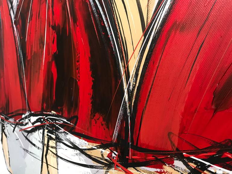 Original Art Deco Women Painting by Olivier Messas