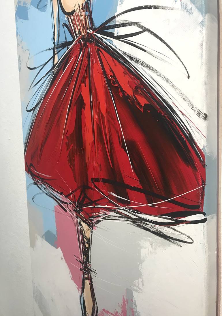 Original Fashion Painting by Olivier Messas