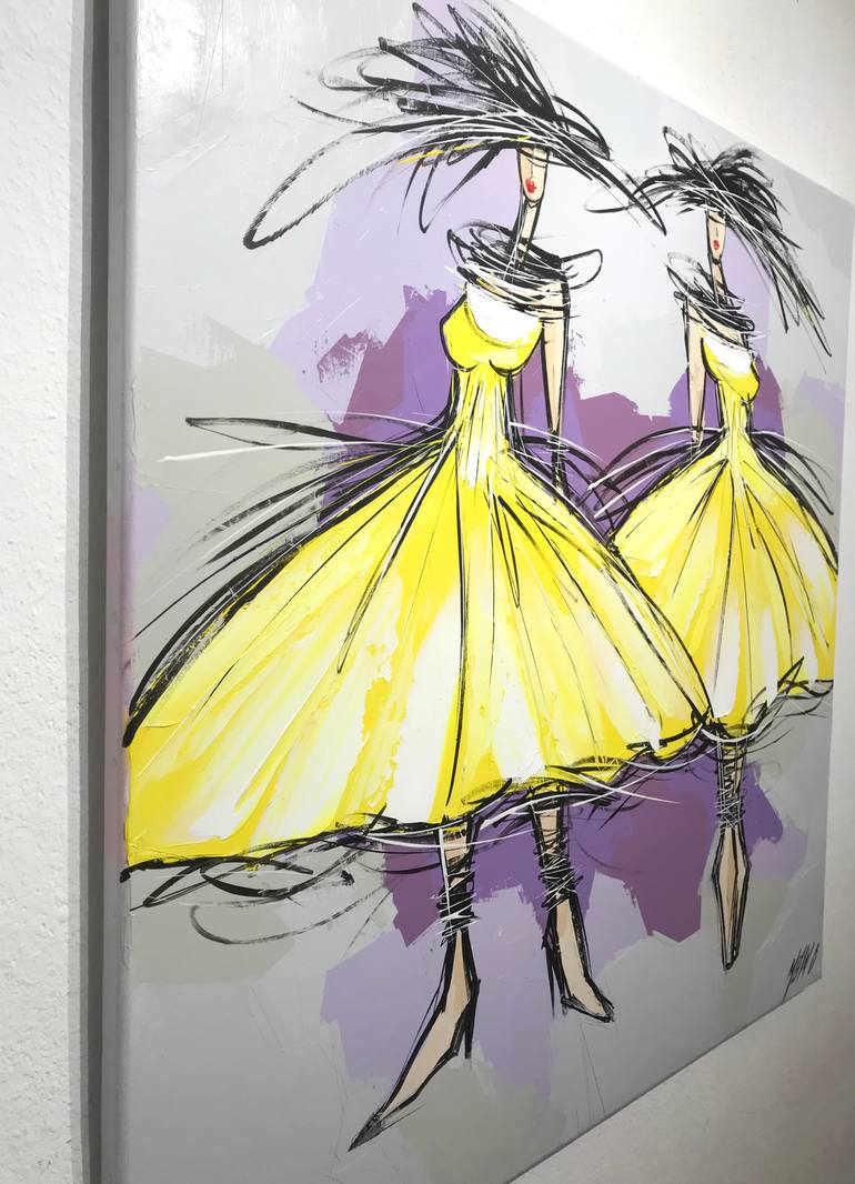 Original Figurative Fashion Painting by Olivier Messas
