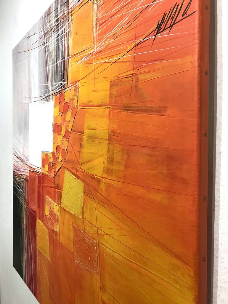 Original Geometric Painting by Olivier Messas