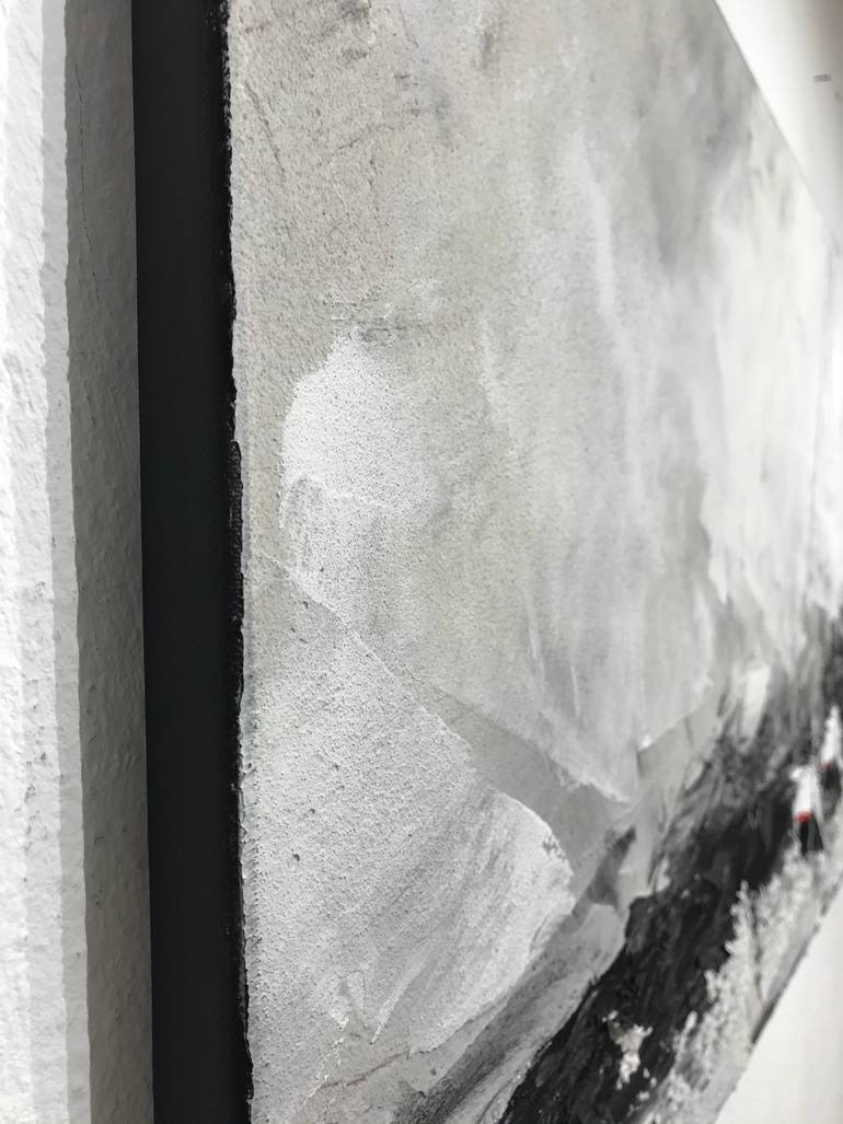 Original Abstract Boat Painting by Olivier Messas