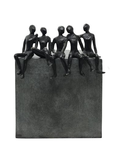 Original Figurative Children Sculpture by Olivier Messas