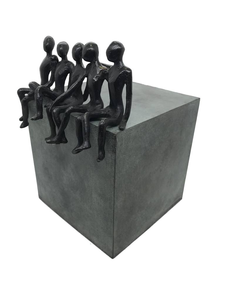 Original Figurative Children Sculpture by Olivier Messas