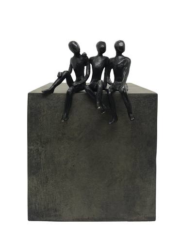 Original Figurative Children Sculpture by Olivier Messas