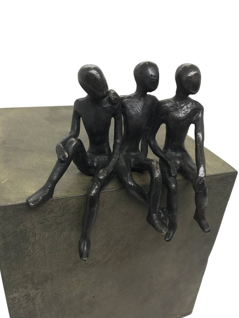 Original Figurative Children Sculpture by Olivier Messas