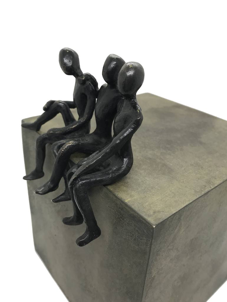 Original Figurative Children Sculpture by Olivier Messas