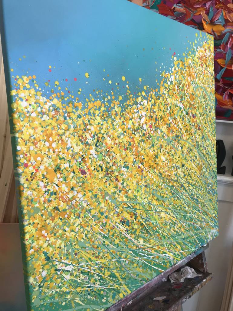 Original Floral Painting by Olivier Messas