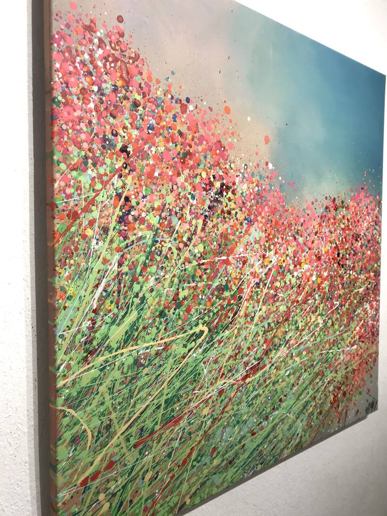 Original Figurative Floral Painting by Olivier Messas