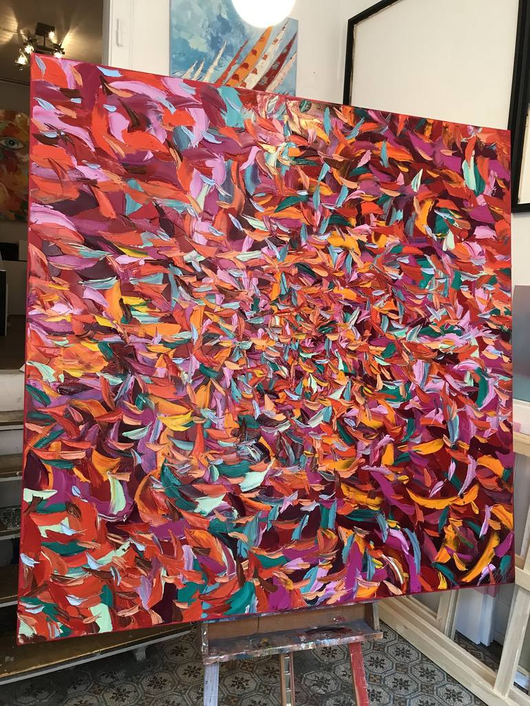 Original Abstract Painting by Olivier Messas