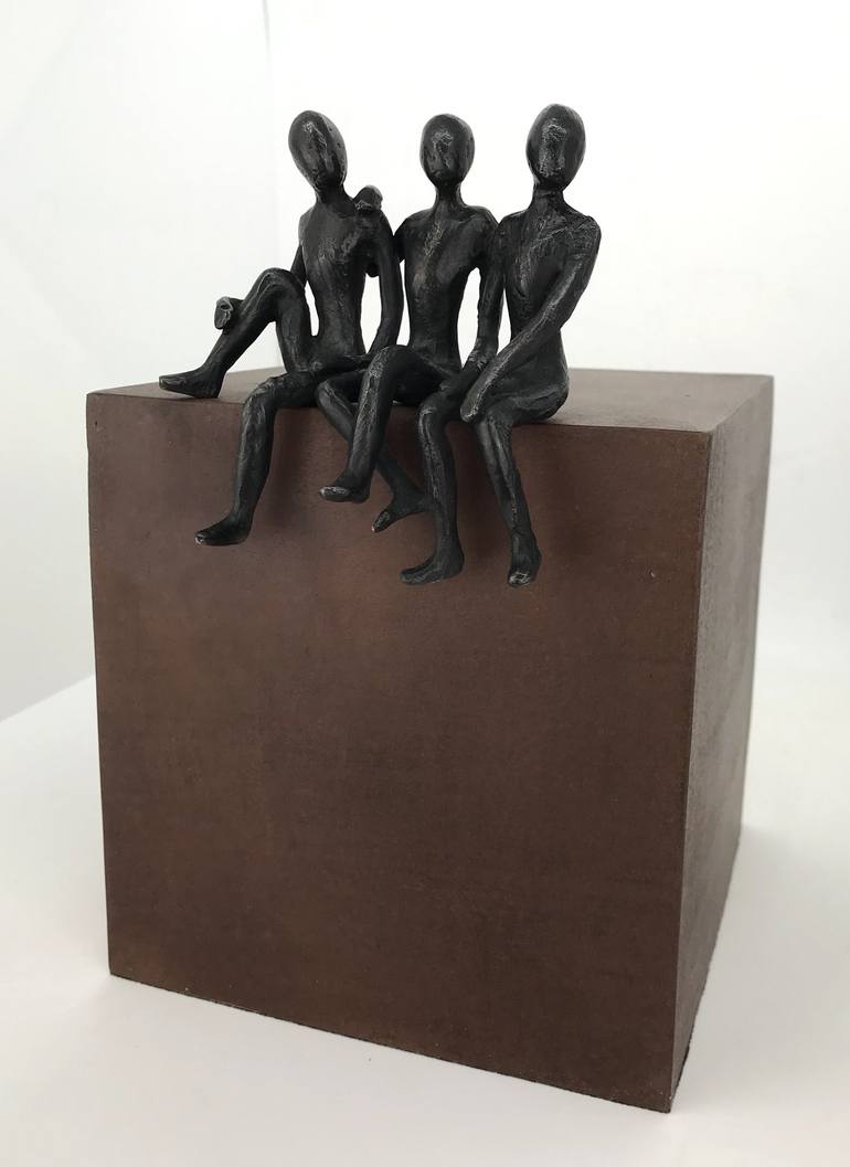 Original Cubism Children Sculpture by Olivier Messas