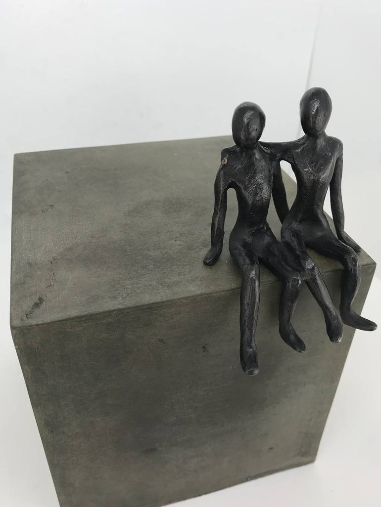 Original Minimalism Children Sculpture by Olivier Messas