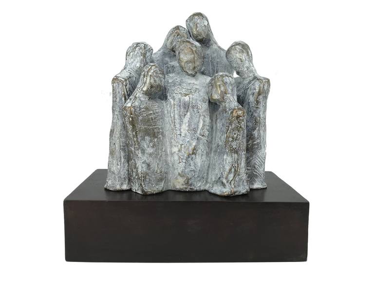 Original Fine Art Family Sculpture by Olivier Messas