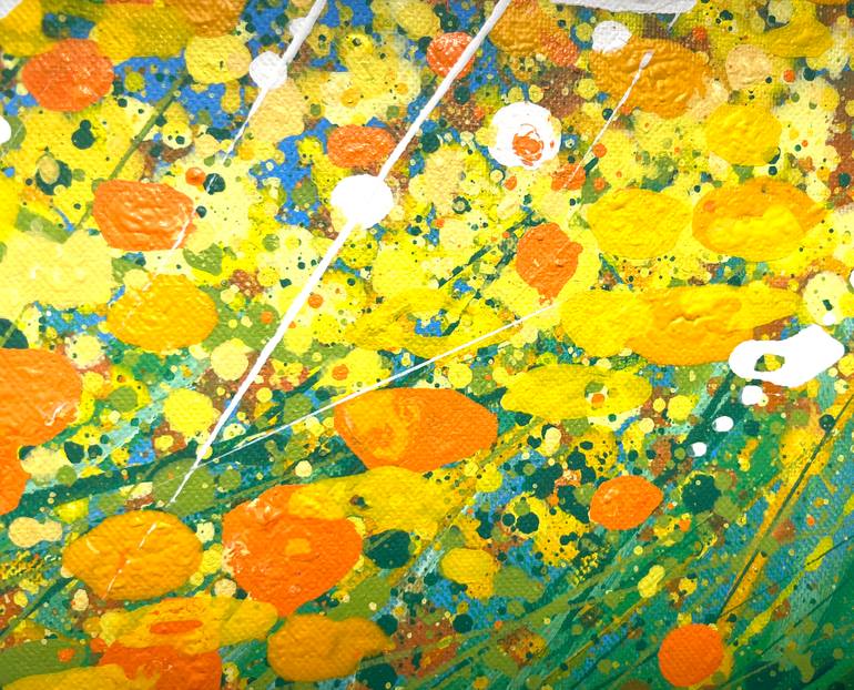 Original Abstract Expressionism Landscape Painting by Olivier Messas