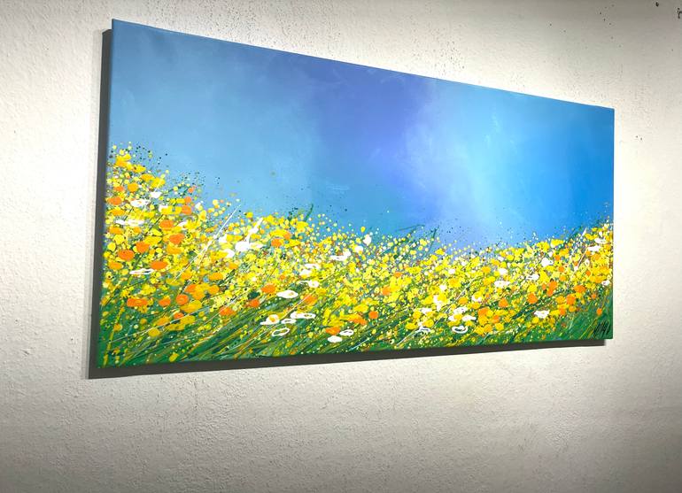 Original Abstract Expressionism Landscape Painting by Olivier Messas