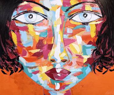 Original Pop Art Portrait Paintings by Olivier Messas