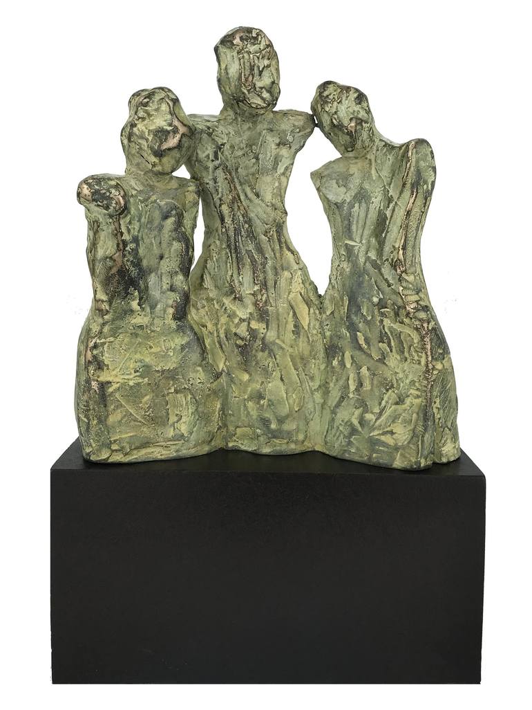 Original Abstract Family Sculpture by Olivier Messas