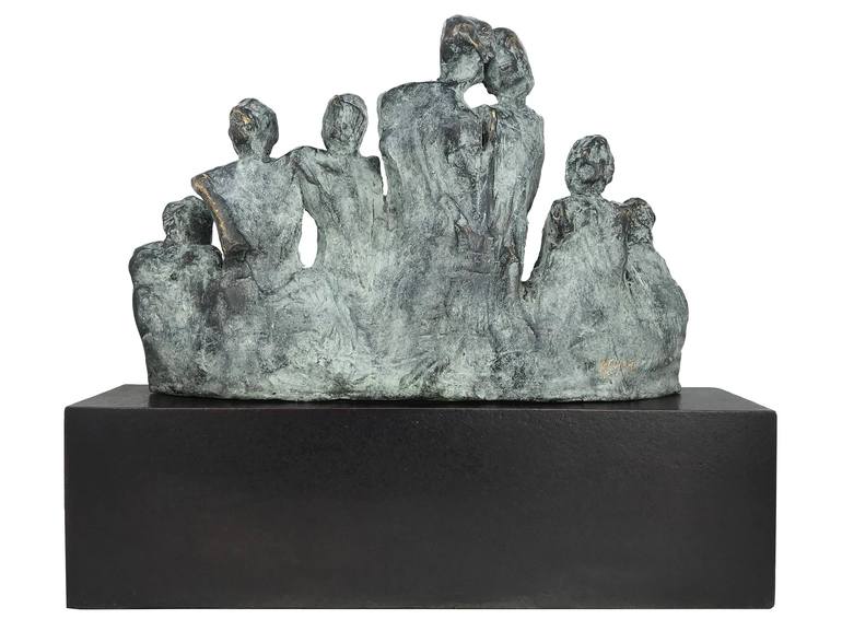 Original Family Sculpture by Olivier Messas