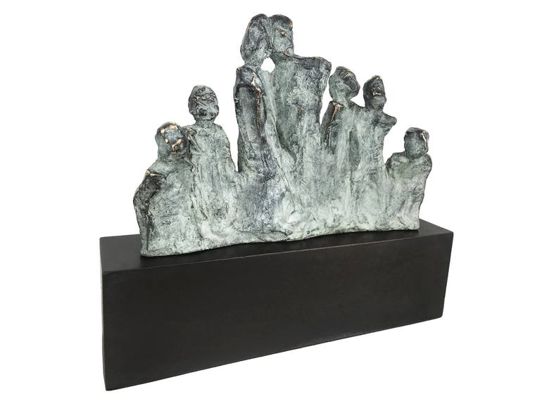 Original Abstract Family Sculpture by Olivier Messas