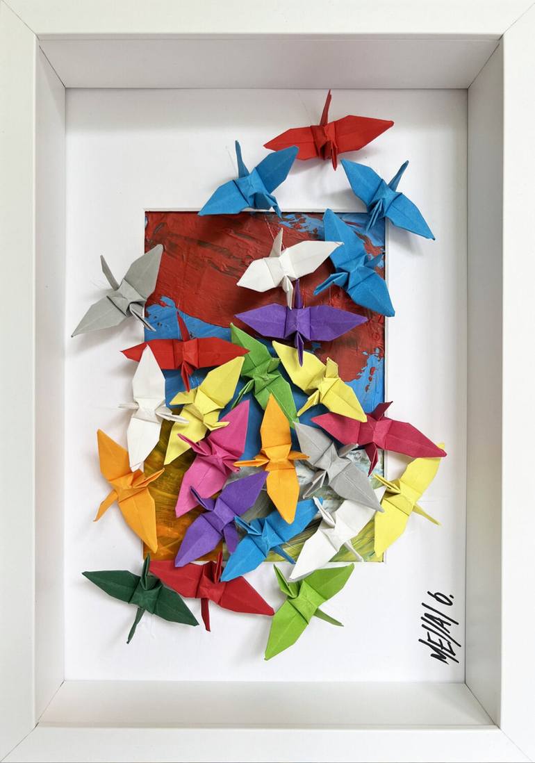 origami collage