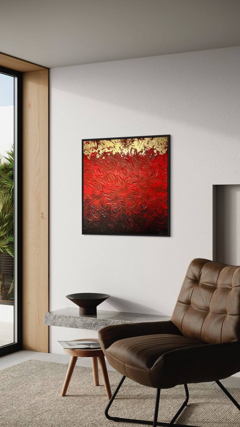 Original Fine Art Abstract Painting by Olivier Messas