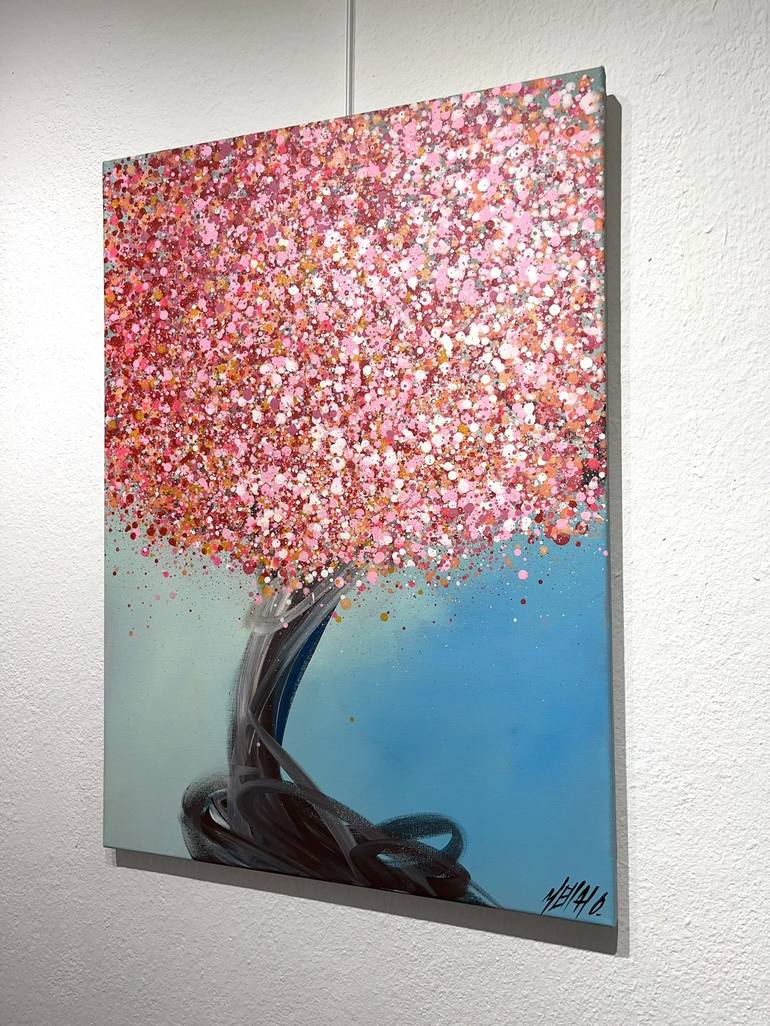 Original Tree Painting by Olivier Messas