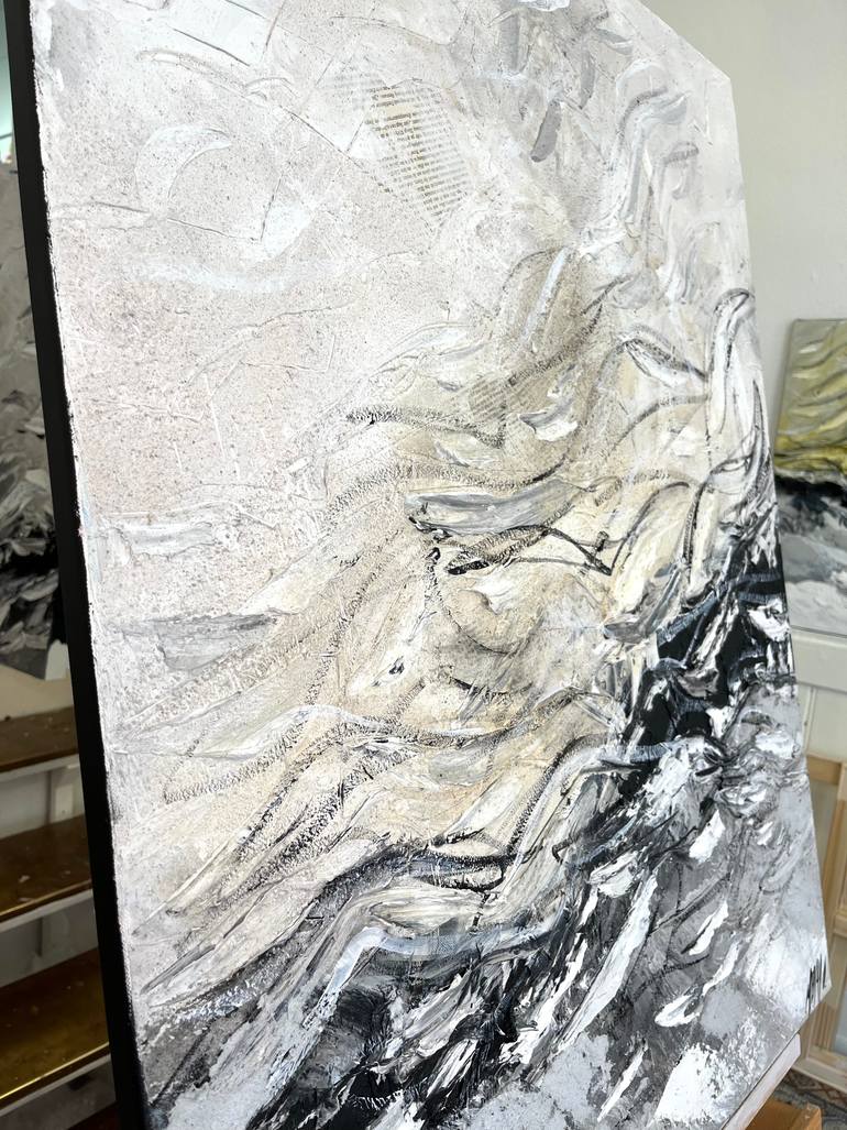 Original Abstract Seascape Painting by Olivier Messas