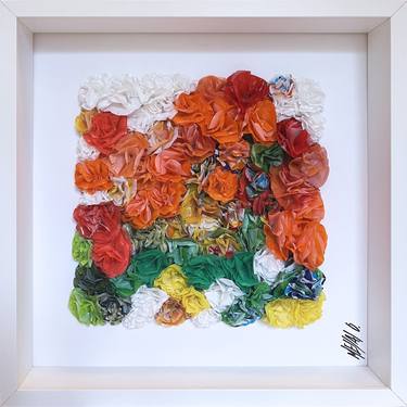 Original Abstract Garden Collage by Olivier Messas